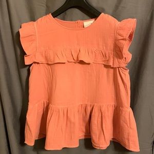 Universal Threads peach sleeveless blouse